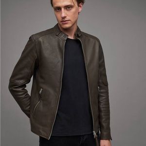 AllSaints Cora Leather Moto Jacket NWT